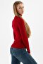 Turtleneck Sweater Claret Red - 3