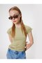Crew Neck Slim Fit T-Shirt - Short Cap Sleeve