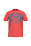 Solid Cotton Erkek Turuncu Günlük Stil T-shirt 006390980 - 2