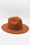 Women's Boater Tile Cowboy Panama Fedora Hat - 3