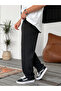Black Loose Fit Fabric Trousers We-5011 - 5