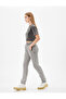 Jogger Sweatpants Faded Effect High Waist Pocket Comfortable Fit Cotton - 2