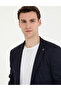 Navy Blue Striped Wool Blended Sports Suit 50272584-Vr033 - 2