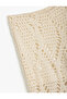 X Melis Ağazat - Crochet Trousers with Half Lining and Wide Legs - 8