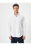 Slim Fit Shirt Classic Collar Long Sleeve Button Cotton - 3