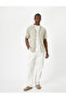Summer Shirt Short Sleeve Turn-Down Collar Buttoned Viscose