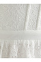 Mini Lace Dress Bridal Short Tulle Sleeve Sweetheart Neckline Lined - 6