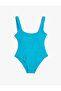 Textured Swimsuit with Thick Straps