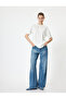 Cotton Oversize T-Shirt - Bow Embroidery, Crew Neck, Short Sleeve - 2