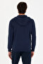 Men's Navy Blue Knitted Cardigan 50269401-Vr033 - 5