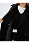 Long Cashmere Coat with Double Breasted Pockets - 6
