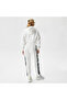 Women's Slim Fit Color Blocked White Sweatpants - 2