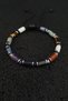 Natural Stone Bracelet, Tiger's Eye, Agate, Kiwi (Jasper), Amethyst, Howlite, Star Stone, Indian Agate, Sodalite - 2