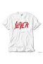 Slayer Logo Classic Oversize White T-Shirt XL