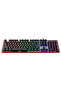 Gamenote KB870L RGB Backlit Gaming Mekanik Klavye Blue Switch Siyah Klavye - 3