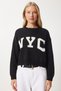 Women's Black Ripped Detailed Knitwear Sweater Dp00215 - 3