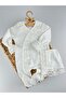 Thick Guipure Lace Baby Set with Side Snaps for Newborns Mevlüt Set Hospital Release