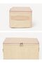 5-piece small cream stripe under-bed luggage organizer set - travel storage - 30x20x15 cm - 3