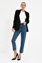 Medium Blue Women's Mom Jeans - 2