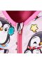 Girl's Fleece Hooded Penguin Candy Patterned Winter Puffer Coat & Coat & Parka - 4