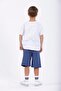 Boy's Indigo Color Sports Printed Capri - 4