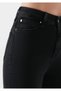 Victoria A.C.A.I.P Women's Black High-Waisted Jeans, Fade-Resistant Black Jeans (Slimming Fit). - 7