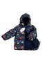 Girl's Fleece Hooded Car Star Moon Patterned Winter Puffer Coat & Coat & Parka - 4