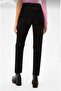 Black High Waist Lycra Mom Jeans - 4