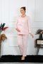 Women's Long Sleeve Maternity Pajamas Set Powder 45501 - 5