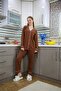 Women's Combed Long Sleeve Pajamas Set 2773