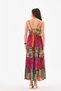 Askılı Patchwork Elbise - 7