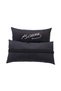 Ataturk Signature Set of 2 Black Leather Auto Seat Neck Pillow Car Vehicle Travel Seat Pillow - 2