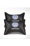 Volkwagen Leather Embroidered Auto Headboard Neck Pillow Two Pieces