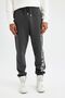 Fit Thick Jogger Sweatpants Shaquille O'Neal Standard Fit Regular Cut Long Legs with Pockets - 3