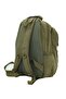 Unisex Khaki Backpack Canvas Fabric Outdoor Bag with Laptop Compartment 307 - 4