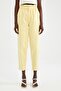 Paperbag Gabardine Trousers High Waist with Pockets Basic Straight Standard Leg S2790Az22Sp - 4