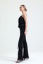 Belted Tassel Detailed Scuba Crepe Trousers| Pnt34791 Black - 4