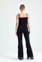 Belted Tassel Detailed Scuba Crepe Trousers| Pnt34791 Black - 5