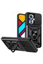 Reno 11F 5g Case Camera Protected Sliding Ring Armor Military Tank Protective Cover