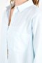 Turquoise Pocket Linen Effect Women's Shirt |   Mks163420-01-3420 - 5