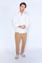 White Modal Soft Textured Comfortable Cut Long Sleeve Men's Shirt Ee100128254-8254 - 3