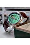 41mm Elegant Coffee Green Japanese Automatic Mens Wrist Watch - 3