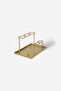 Geometric Gold Metal Organizer - Pen & Brush Organizer - Carre