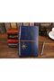 Leather Cover Vintage Sailor Themed Daily Memory Souvenir Travel Journal Notebook Antique Retro Gift - 3