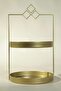 2-Tier Gold Metal Organizer - Multi-Purpose Organizer - Luna Prizma Triple - 7