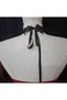 Lilian Chain Pearl Lace Neck Collar Silver - 5