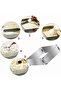 Round Square Adjustable Circle 15cm Oblique Spatula 3-Piece Cake Making Set, Cake Starter Set - 4