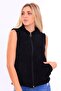 Women's Fur Welsoft Flat Collar Vest - 6