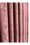 Velar Soft Dried Rose Background Curtain Single Wing 1/3 Close Pleat - 3