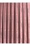 Velar Soft Dried Rose Background Curtain Single Wing 1/3 Close Pleat